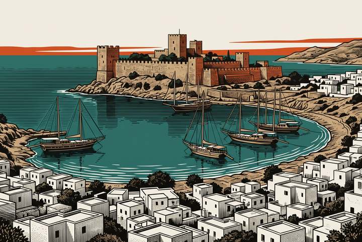 Бодрум: Эгейское море и белые улицы