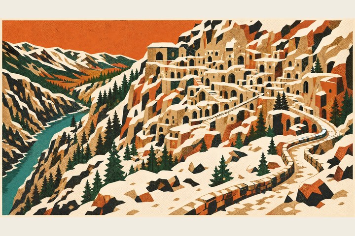 Боржоми и Вардзиа: зимняя Грузия