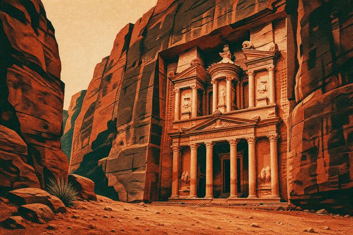 Иордания: Петра, Вади-Рам и две воды