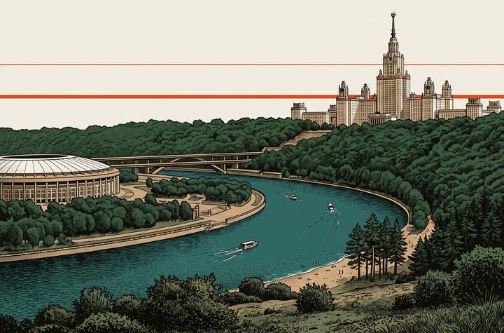 Москва летом: вода, крыши, веранды