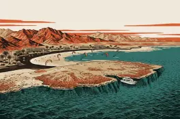 Сафага: риф, ветер и чёрный песок
