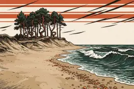 Калининград и коса в шторм: янтарь и форты