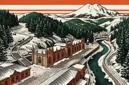 Кисловодск зимой: нарзан, парк, солнце